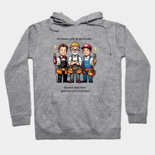 Pixel Electricians Friends Hoodie